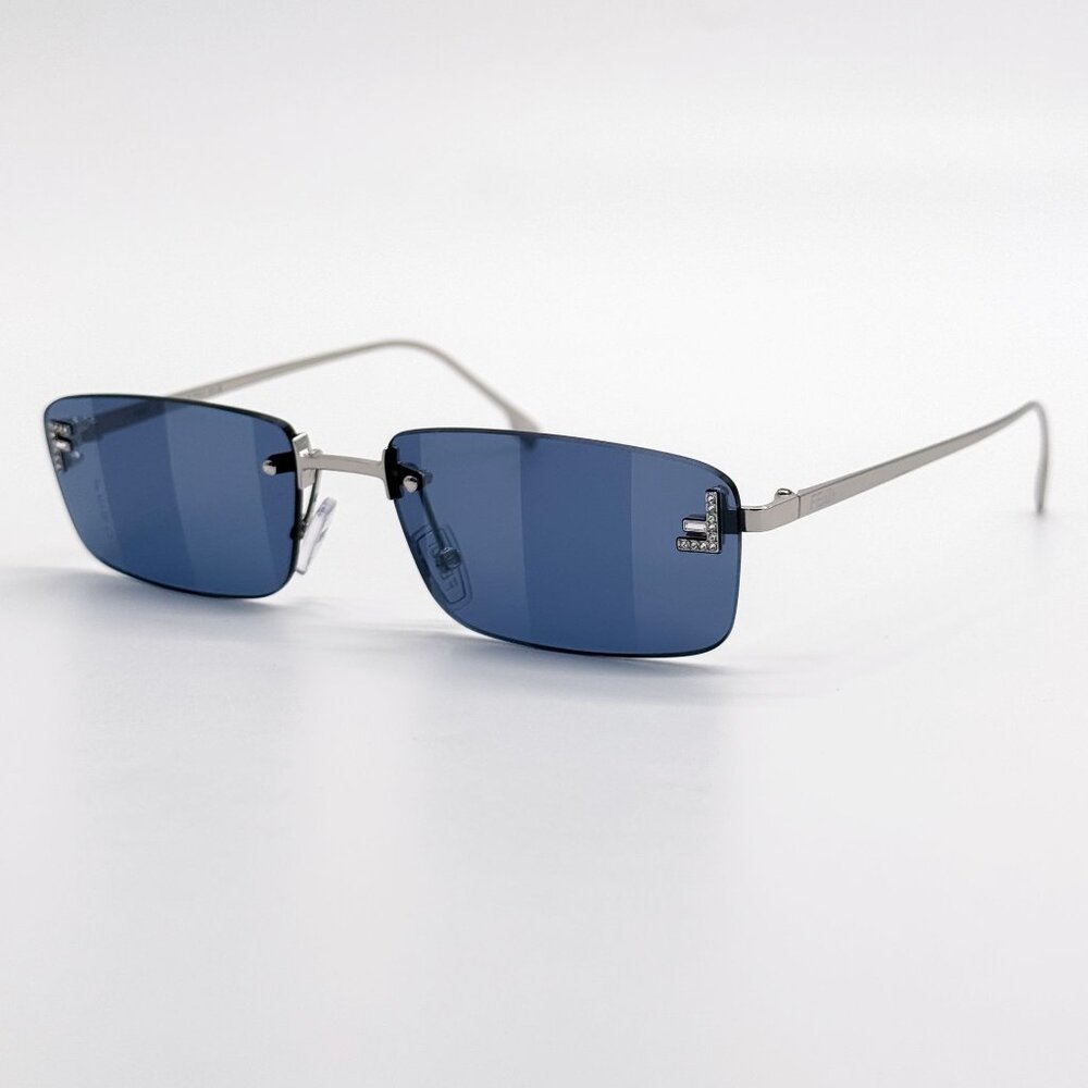 NEW FE4172US 16X BLUE SILVER UNISEX SUNGLASSES FENDI FE4172US